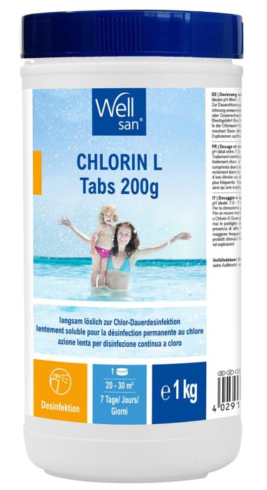 Wellsan Chlorin L Tabs 200g, 1 kg